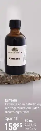 Helsam Kaffeolie tilbud