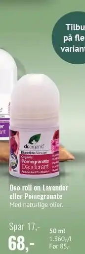 Helsam Deo roll on Lavender eller Pomegranate tilbud