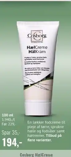 Helsam Hælcreme tilbud