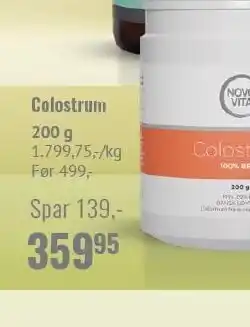 Helsam Colostrum tilbud