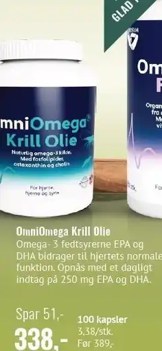 Helsam Omniomega Krill Olie tilbud