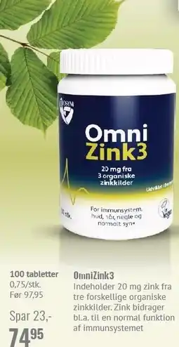 Helsam OmniZink3 tilbud