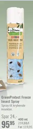 Helsam GreenProtect Freeze Insectspray tilbud