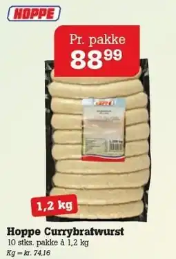 Poetzsch Padborg Hoppe Currybratwurst tilbud