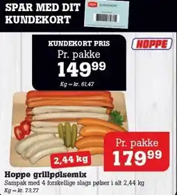 Poetzsch Padborg Hoppe grillpølsemix tilbud