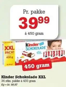 Poetzsch Padborg Kinder Schokolade XXL tilbud