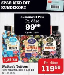 Poetzsch Padborg Walker's Toffees tilbud