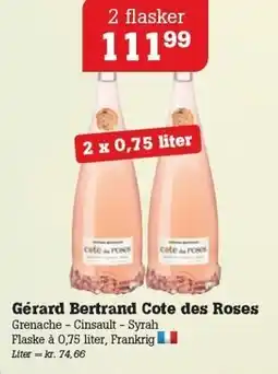 Poetzsch Padborg Gérard Bertrand Cote des Roses tilbud