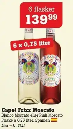 Poetzsch Padborg Capel Frizz Moscato tilbud