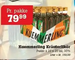 Poetzsch Padborg Kuemmerling Kräuterlikör tilbud