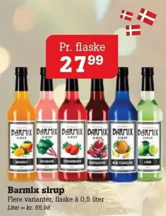Poetzsch Padborg Barmix sirup tilbud