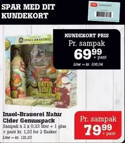 Poetzsch Padborg Insel-Brauerei Natur Cider Genusspack tilbud