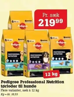 Poetzsch Padborg Pedigree Professional Nutrition tørfoder til hunde tilbud