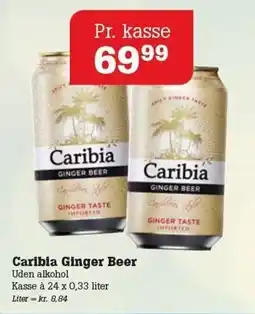 Poetzsch Padborg Caribia Ginger Beer 24 x 0,33 liter tilbud