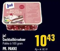 Poetzsch Padborg ja! Cocktailkirsebær tilbud