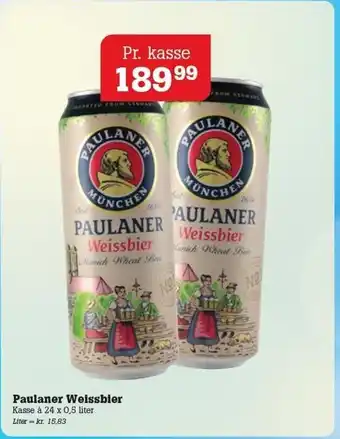 Poetzsch Padborg Paulaner Weissbier tilbud