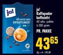 Poetzsch Padborg ja! Kaffepuder koffeinfri tilbud