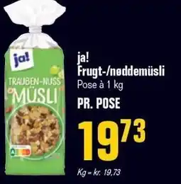 Poetzsch Padborg ja! Frugt-/nøddemüsli tilbud