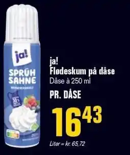 Poetzsch Padborg ja! Flødeskum på dåse tilbud