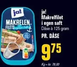 Poetzsch Padborg ja! Makrelfilet i egen saft tilbud