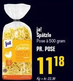 Poetzsch Padborg ja! Spätzle tilbud