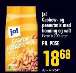 Poetzsch Padborg ja! Cashew- og peanutmix med honning og salt tilbud