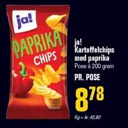 Poetzsch Padborg ja! Kartoffelchips med paprika tilbud