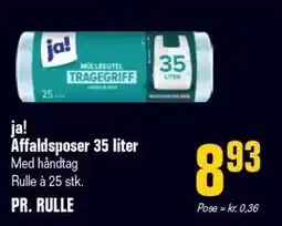 Poetzsch Padborg ja! Affaldsposer 35 liter tilbud