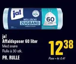 Poetzsch Padborg ja! Affaldsposer 60 liter tilbud
