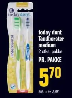 Poetzsch Padborg today dent Tandbørster medium tilbud