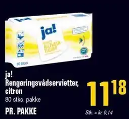Poetzsch Padborg ja! Rengøringsvådservietter, citron tilbud