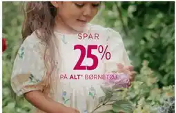 Salling SPAR 25% PÅ ALT * BØRNETØJ tilbud