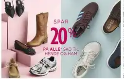 Salling SPAR 20% PÅ ALLE* SKO TIL HENDE OG HAM tilbud