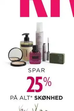 Salling SPAR 25% PÅ ALT SKØNHED tilbud