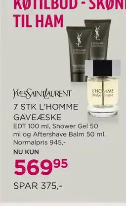 Salling 7 STK L’HOMME GAVEÆSKE tilbud