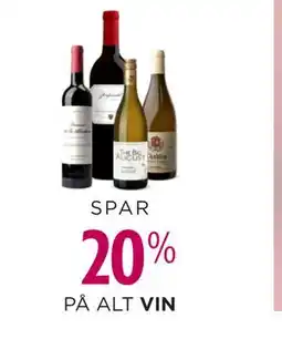 Salling SPAR 20% PÅ ALT VIN tilbud