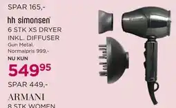 Salling 6 STK XS DRYER INKL. DIFFUSER tilbud