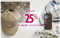 Salling SPAR 25% PÅ ALLE ACCESSORIES tilbud