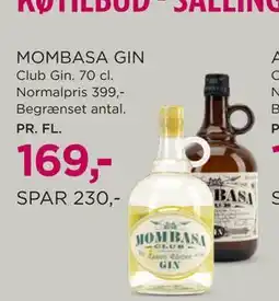 Salling MOMBASA GIN tilbud