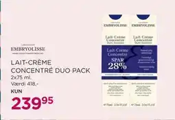 Salling LAIT-CRÈME CONCENTRÉ DUO PACK tilbud