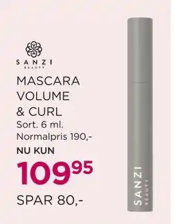 Salling MASCARA VOLUME & CURL tilbud