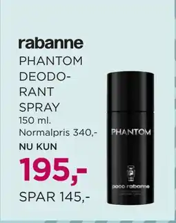 Salling PHANTOM DEODORANT SPRAY tilbud