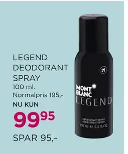 Salling LEGEND DEODORANT SPRAY tilbud