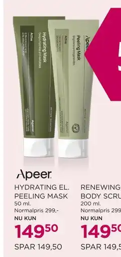 Salling HYDRATING EL. PEELING MASK tilbud