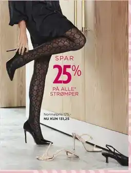 Salling SPAR 25% PÅ ALLE* STRØMPER tilbud