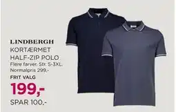 Salling KORTÆRMET HALF-ZIP POLO tilbud