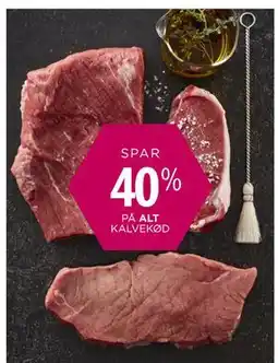 Salling SPAR 40% PÅ ALT KALVEKØD tilbud