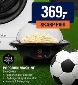 El-Salg POPCORN MASKINE tilbud
