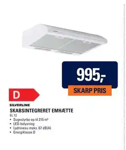 El-Salg SKABSINTEGRERET EMHÆTTE tilbud
