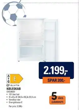 El-Salg KØLESKAB tilbud